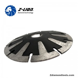 ZL-HB04 Lama in granito convesso a segmenti a T per pietra artificiale