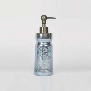 Accessori da bagno rotondi in vetro con taglio laser