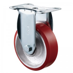 Medium Duty: alloggiamento cromato con ruota TPE rossa3