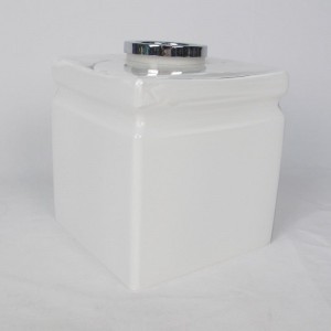 Set accessori bagno bianco