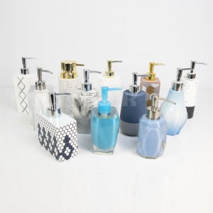 Dispenser di sapone per lozione da bagno di vario stile