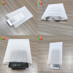 sacchetto antistatico in schiuma di schiuma epe antistatico sacchetto di imballaggio in polietilene espanso con ispessimento in PE