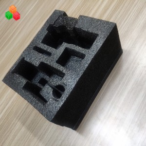 inserto in schiuma di epe colorato antiurto interno in schiuma di epe per stampi personalizzati fustellato per materiale da imballaggio di bottiglie di vino