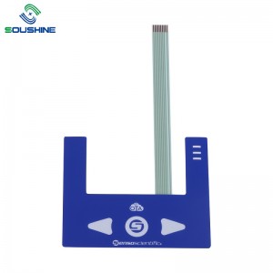 Interruttore a membrana OEM personalizzato con LED