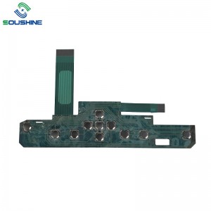 Circuito a membrana OEM personalizzato con cupola in metallo