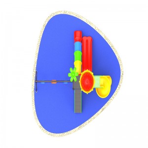 attrezzature per parchi giochi all'aperto con tetto a corona per bambini con gioco di scivoli per bambini