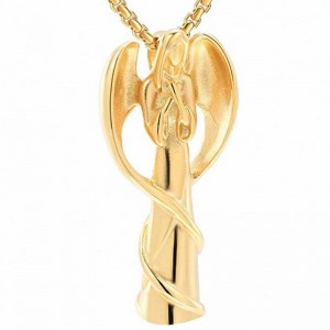 Ciondolo cremazione ciondolo angelo collana ciondolo urna ciondolo in argento sterling 925