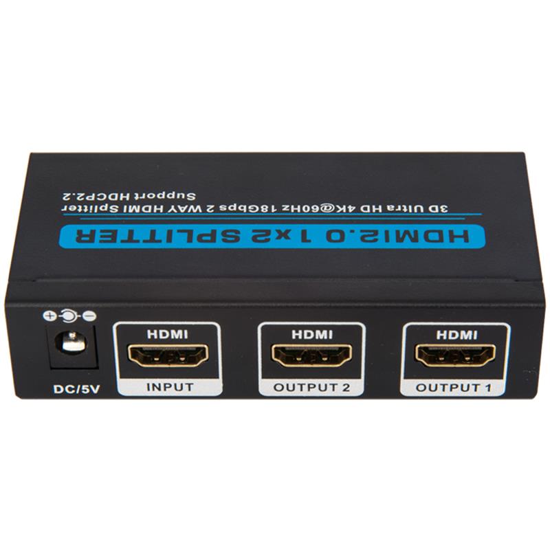 Supporto Splitter V2.0 HDMI 1x2 3D Ultra HD 4Kx2K @ 60Hz HDCP2.2