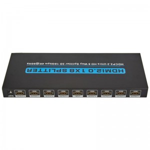 Supporto Splitter V2.0 HDMI 1x8 3D Ultra HD 4Kx2K @ 60Hz HDCP2.2