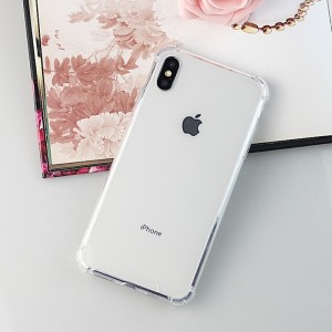 Custodia per cellulare trasparente e anti-impatto per iPhone X \/ iPhone XS TPU + PC
