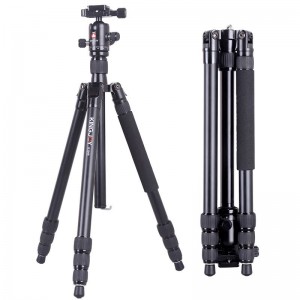 Treppiede leggero portatile in alluminio di alta qualità KINGJOY K1008 + Q10
