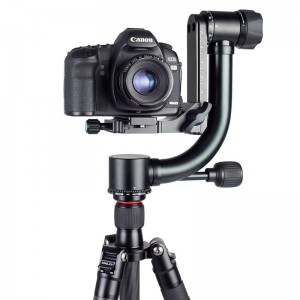 KINGJOY testa treppiede per fotocamera gimbal in alluminio KH-6900 per fotocamera con obiettivo lungo