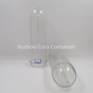 65mm 240g Dimensioni collo 72mm Plasitc Preform per animali domestici per olio per bevande