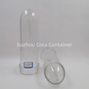 55mm 161g Dimensioni collo 64mm Plasitc Preform per animali domestici per olio per bevande