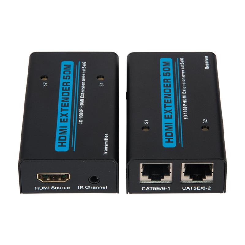 Extender HDMI V1.3 50m su cavo doppio cat5e / 6 Supporto Full HD 1080P