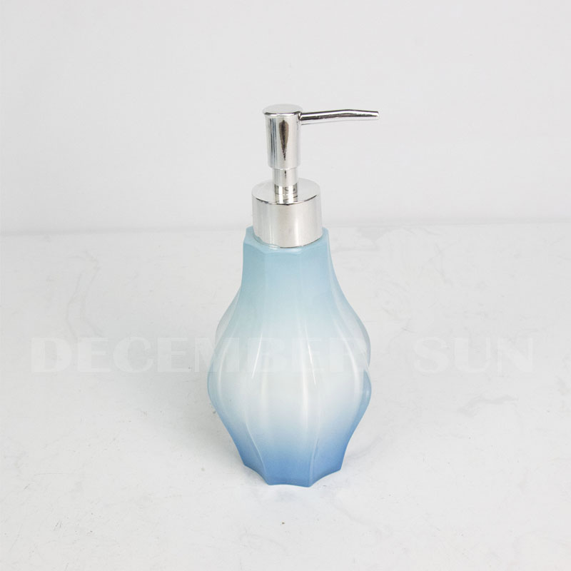 Dispenser di lozione per sapone da bagno moderno in resina