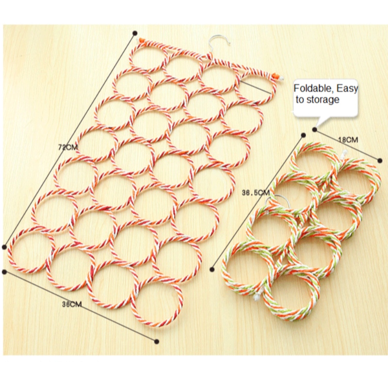 28 Appendiabiti Loop Sciarpa Organizer