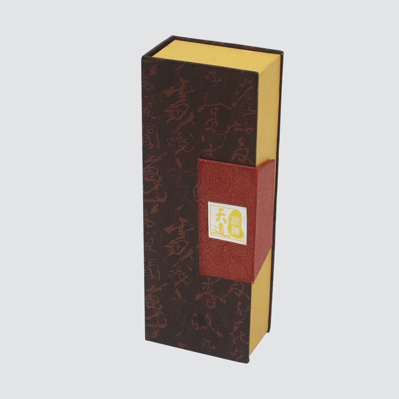 Scatola regalo Flip Cover magnetica tradizionale classica a rilievo in rilievo