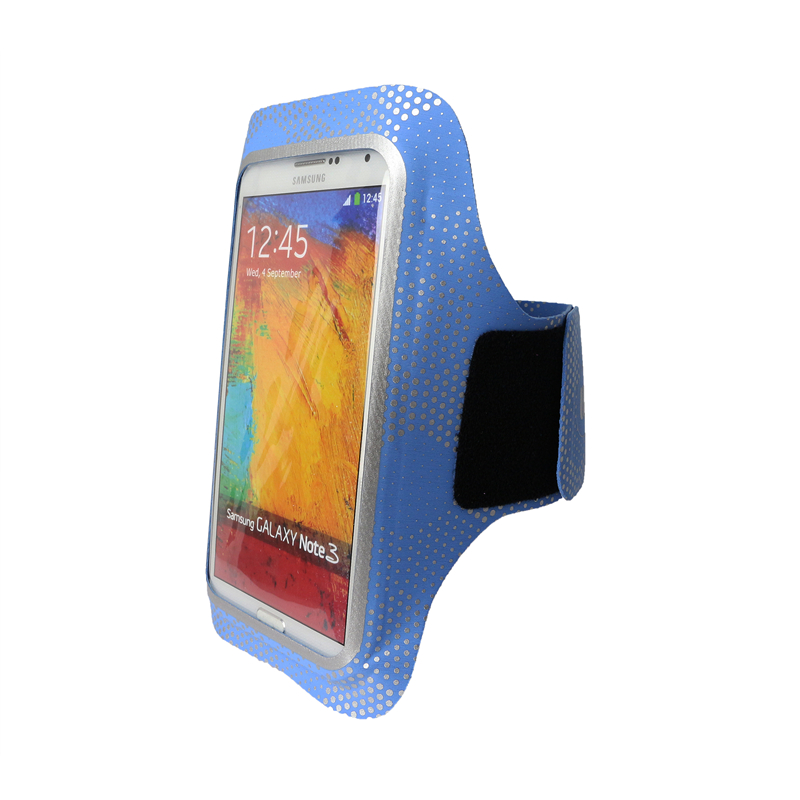 Blue Handy Regolaable Sport Armband for Smartphone