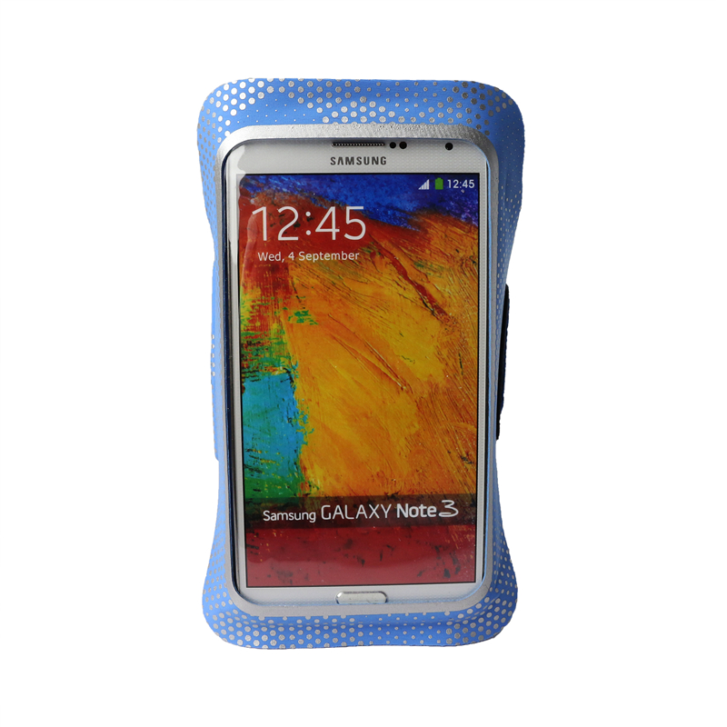 Blue Handy Regolaable Sport Armband for Smartphone
