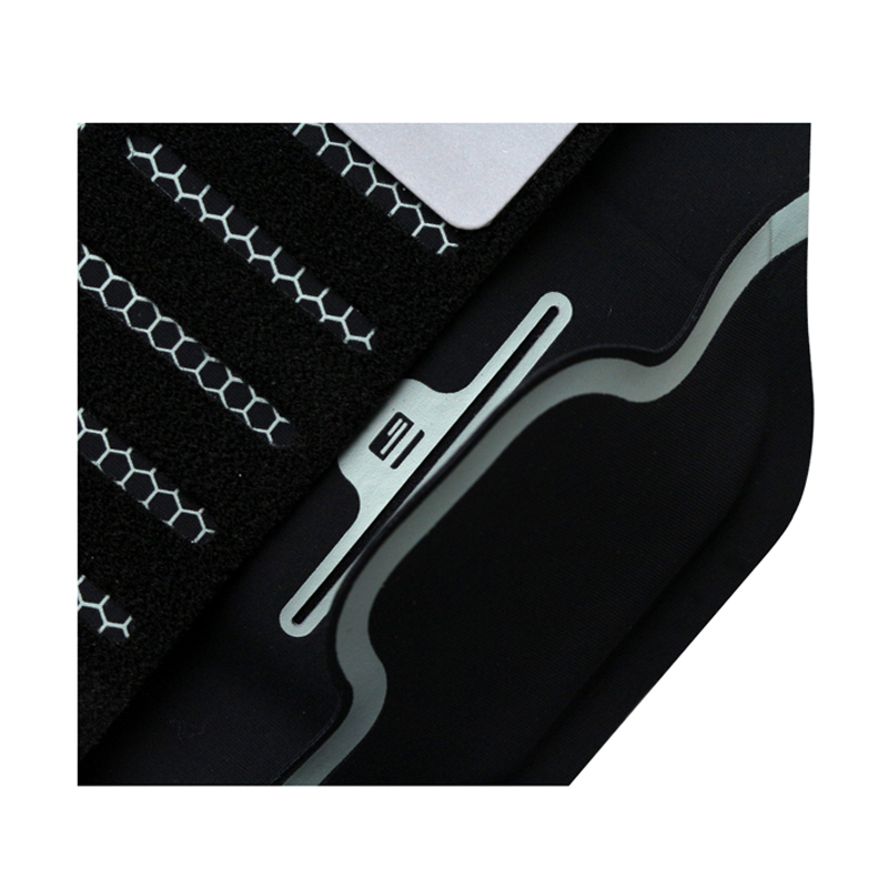 Bracciale sportivo in tessuto lycra impermeabile stampato logo personalizzato esterno universale