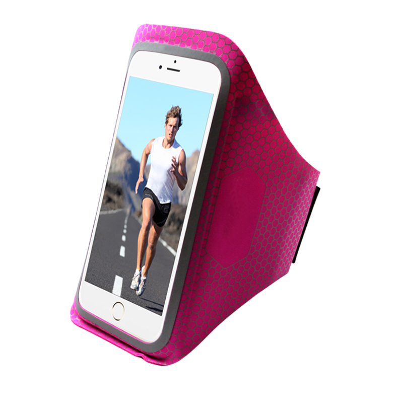 Custom Elastic Reflective Fitness Smartphone Case Sport Armband