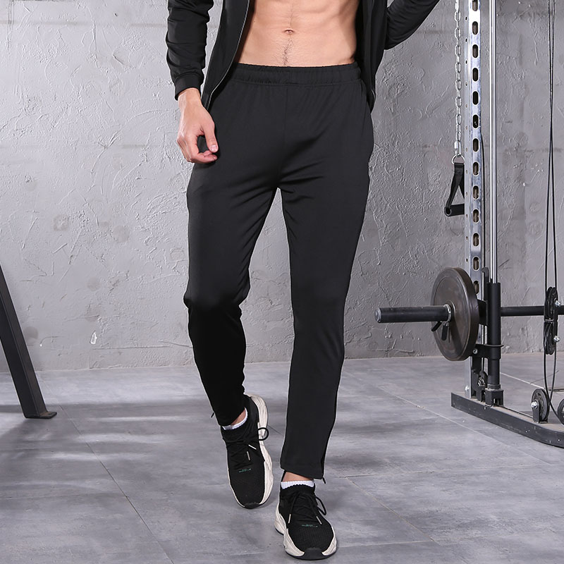 FDMM024-Mens Gym Jogger Pants con Zipper Pocket