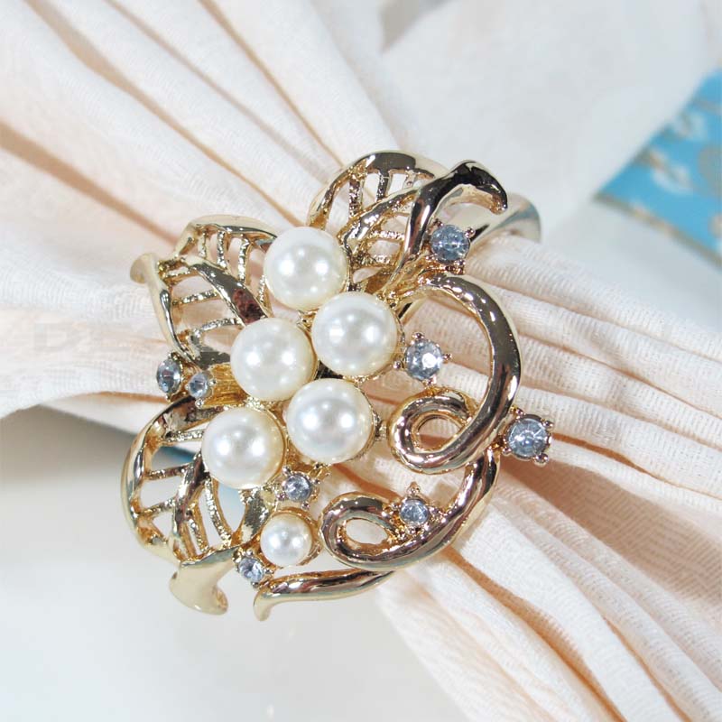 Portatovagliolo in metallo elegante e grazioso di vendita calda