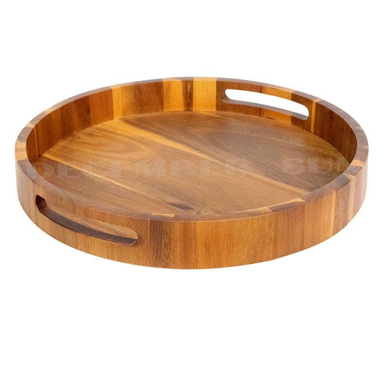 Vendendo bene vassoio di legno di bambù