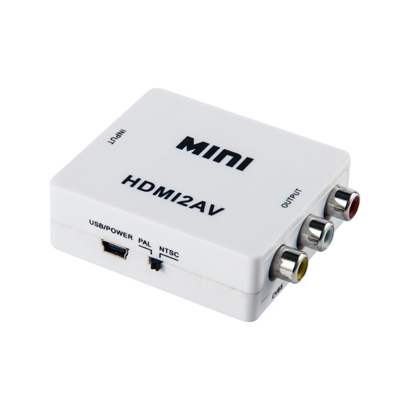 Mini convertitore da HDMI a AV / RCA 1080P