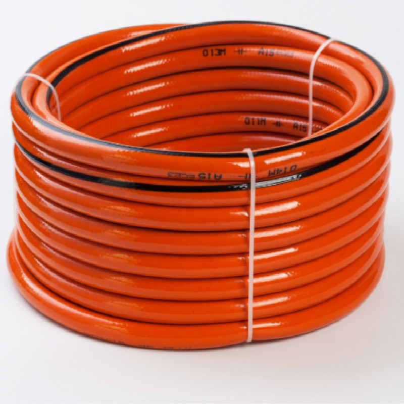 Fibra flessibile colorata intrecciata rinforzare il tubo dell'acqua da giardino in plastica in PVC