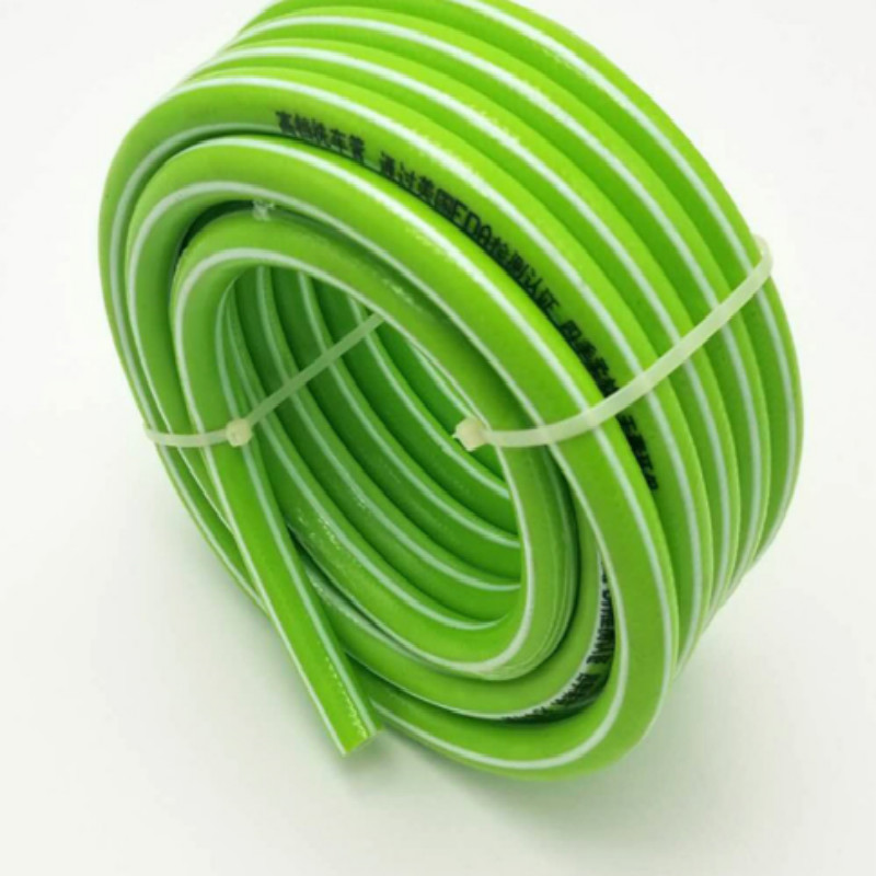 Tubo flessibile per acqua da giardino in pvc di plastica rinforzata intrecciata in fibra flessibile colorata