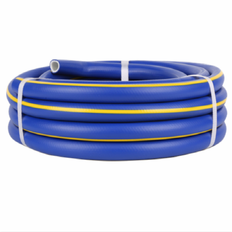 3 strati intrecciati colorati con linea gialla Tubo flessibile in PVC Superflex