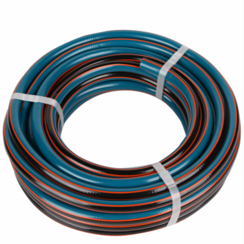 Tubo flessibile in pvc flessibile da 3 strati colorato intrecciato da giardino