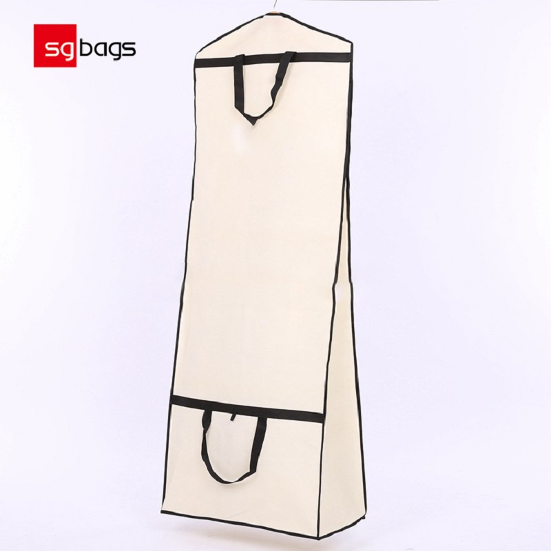 SGW02 Borsa per indumento non tessuta per abito da sposa con abito lungo da sposa con logo personalizzato all'ingrosso di qualità