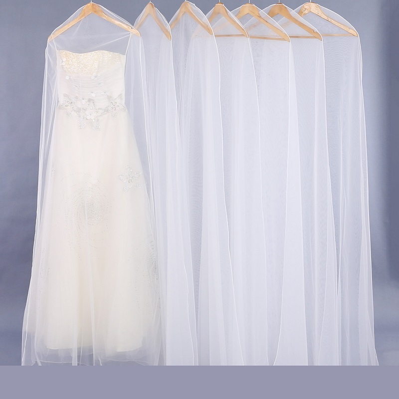 SGW10 Organza Clear Abito da sposa Abito da sposa Borse per abiti da donna