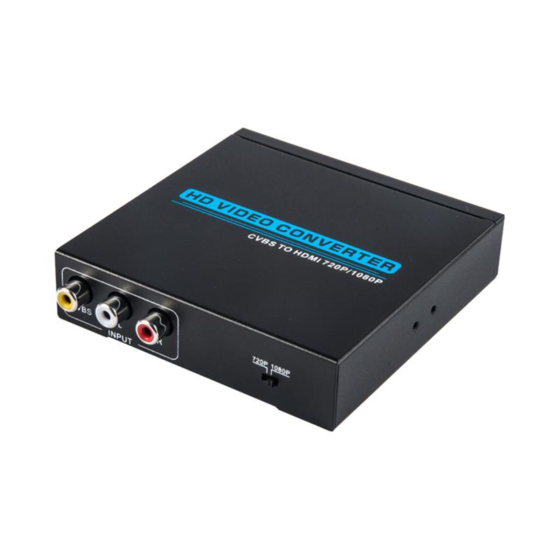 Convertitore da AV / CVBS a HDMI Up Scaler 720P / 1080P