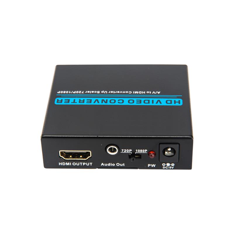 Convertitore AV / CVBS a HDMI + AUDIO (Up Scaler 720P / 1080P)
