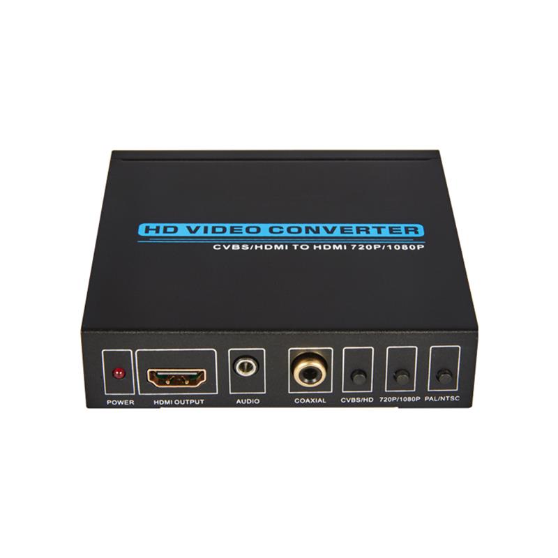 SCALER UP CONVERTITORE AV / CVBS + HDMI A HDMI (720P / 1080P)