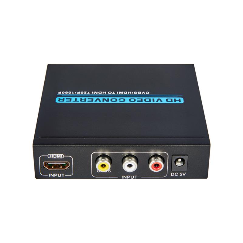 SCALER UP CONVERTITORE AV / CVBS + HDMI A HDMI (720P / 1080P)