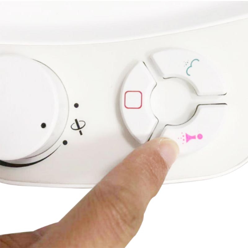 Sedile wc bidet tondo a pulsante