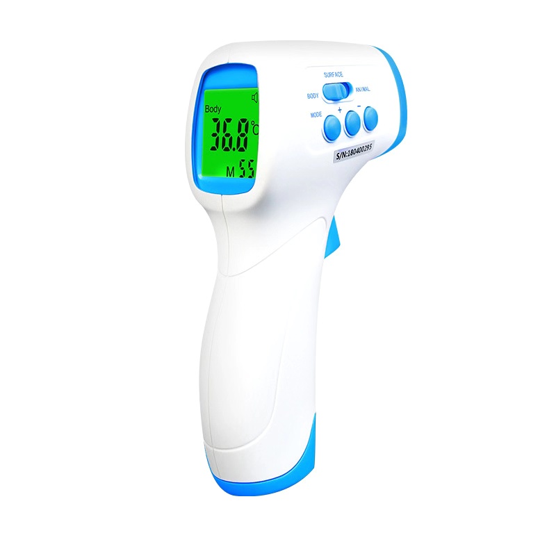 Tester digitale a infrarossi per termometro per bambini a infrarossi tipo a pistola a infrarossi per testina di temperatura della superficie frontale del corpo