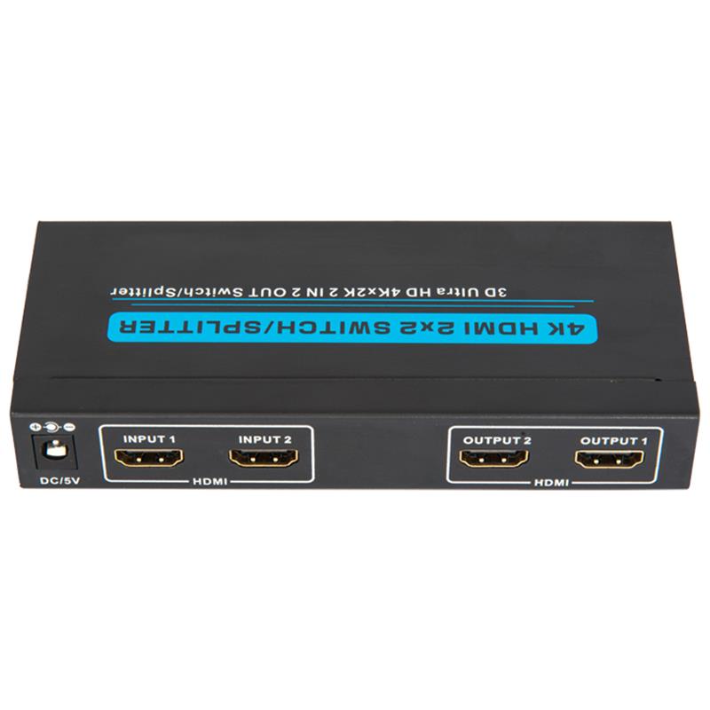 Supporto switcher / splitter HDMI 2x2 4K / 30Hz 3D Ultra HD 4Kx2K / 30Hz