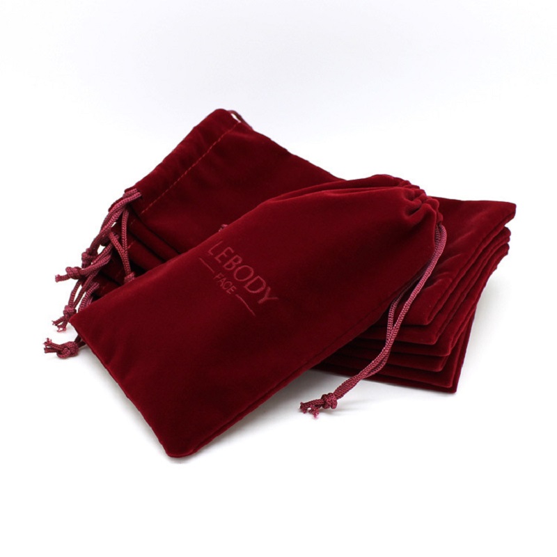 Sacchetto cosmetico del regalo di trucco cosmetico delle borse dei gioielli del cordone del velluto della mini borsa del profumo SGS45 all'ingrosso