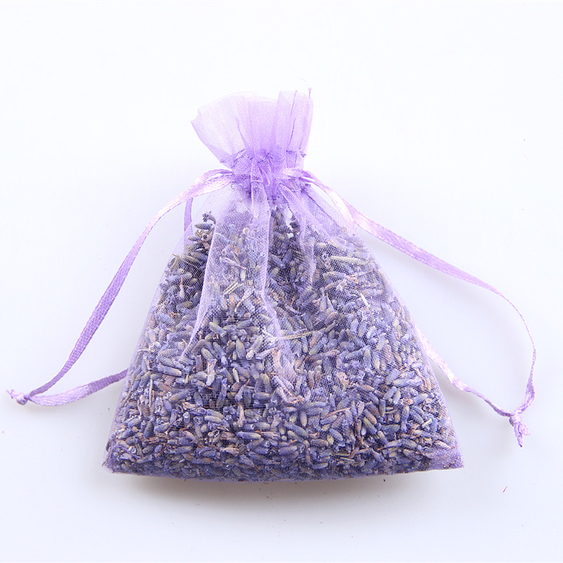 SGS57 Custom Prised Little Mini Recycled Colorful Organza Candy Gift Drawstring Pouch Lavender Bags Sachet Organza Lavanda Bag