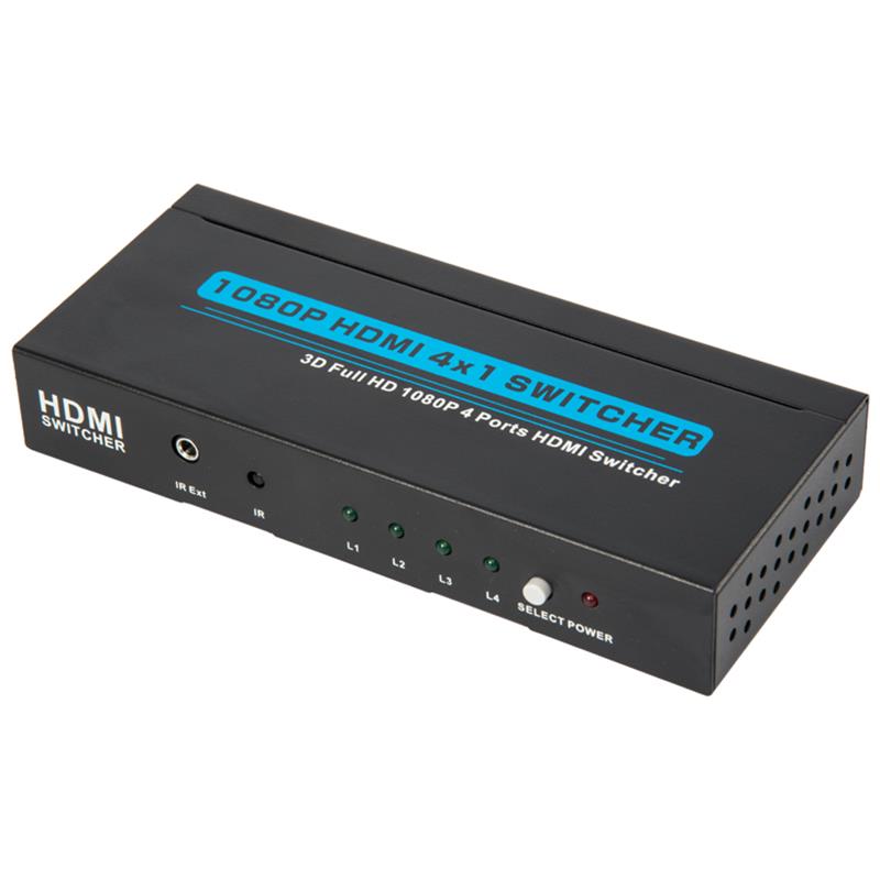 V1.3 Supporto HDMI Switcher 4x1 3D Full HD 1080P