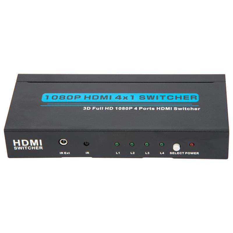 V1.3 Supporto HDMI Switcher 4x1 3D Full HD 1080P