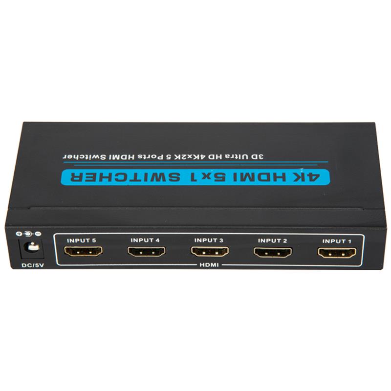 Supporto per switcher HDMI 5x1 V1.4 4K / 30Hz 3D Ultra HD 4K * 2K / 30Hz