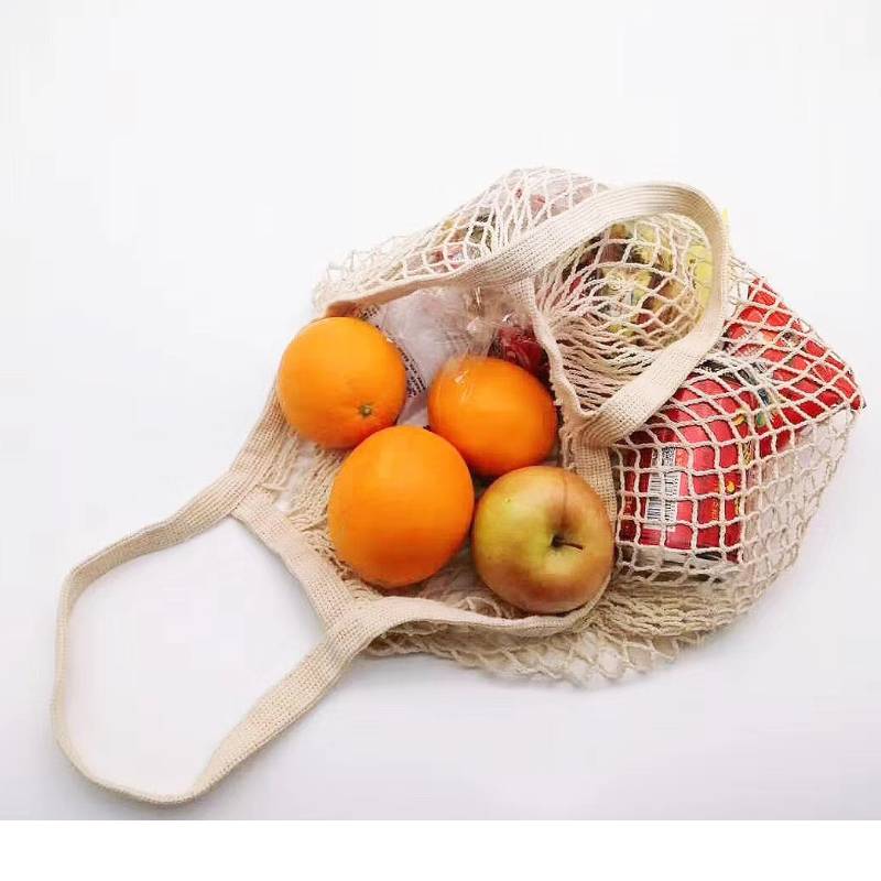 Borsa ecologica in rete di cotone