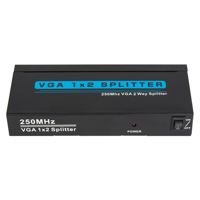 Supporto Splitter VGA 1x2 2 vie 250MHz 1080P